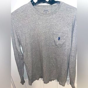 Polo Ralph Lauren Long Sleeve Tee Shirt with Front Pocket